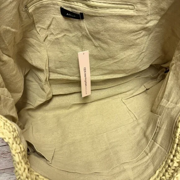 AQUA Extra-Large Woven Tote - Picture 2 of 4